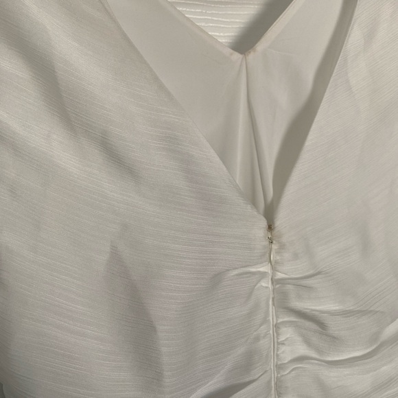 BCBGMaxAzria NWT Ruched Drop Waist Midi Dress - Picture 10 of 12